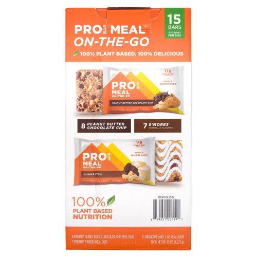 PROBAR MEAL Bars PROBAR Variety 3 Oz-15 Count