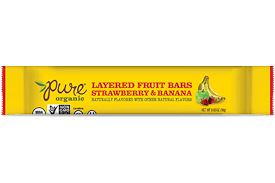 Pure Organic Layered Fruit Bars Pure Organic Pineapple & Passion Fruit 0.63 Ounce