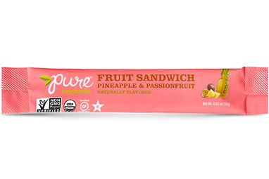 Pure Organic Layered Fruit Bars Pure Organic Strawberry & Banana 0.63 Ounce