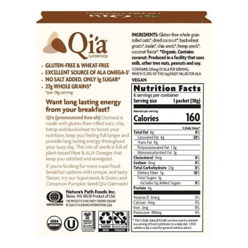 qia superfood oatmeal qia 488944