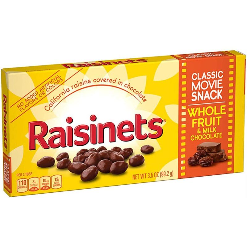 Raisinets Chocolate Covered Raisins Meltable Raisinets Milk Chocolate 3.1 Ounce