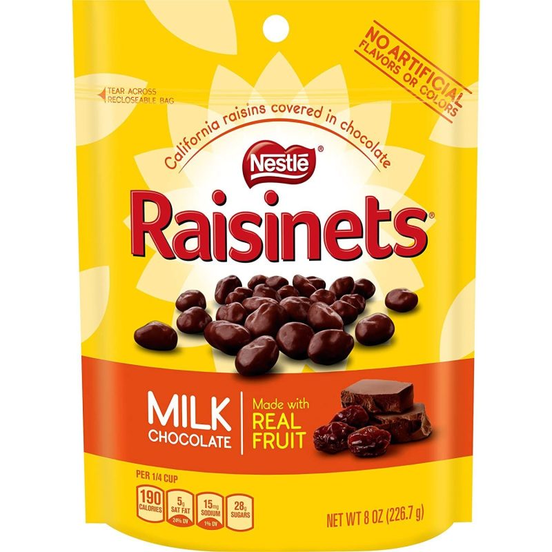 Raisinets Chocolate Covered Raisins Raisinets Milk Chocolate 8 Ounce