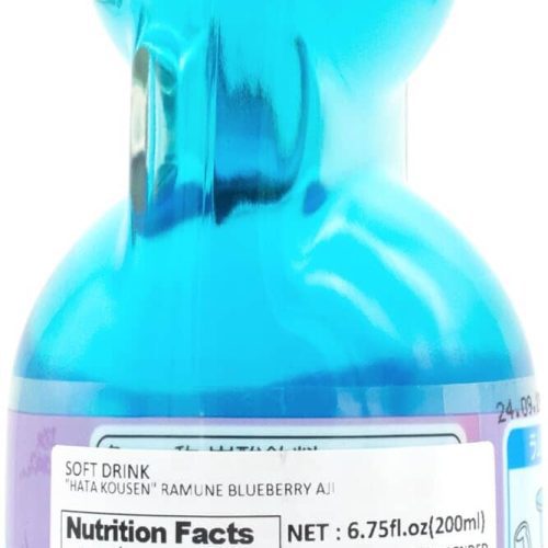 ramune japanese soda variety pack 6 marble soda blueberry lychee original strawberry orange melon 1 each 676 fluid ounce snackathon 346112