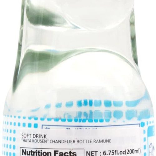 ramune japanese soda variety pack 6 marble soda blueberry lychee original strawberry orange melon 1 each 676 fluid ounce snackathon 759826