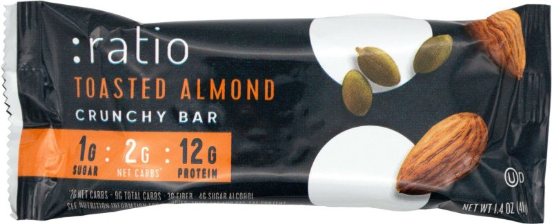 Ratio Crunchy Bar Ratio Toasted Almond 1.4 Ounce