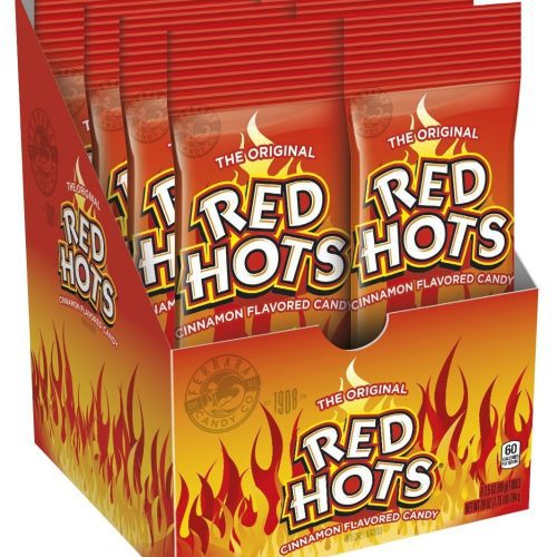 Red Hots Cinnamon Candies Red Hots Original 3.5 Oz-8 Count 