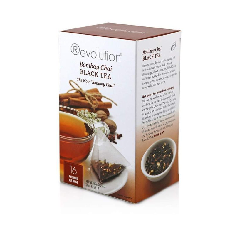 Revolution Tea Bags Revolution Tea Bombay Chai Black Tea 16 Tea Bags