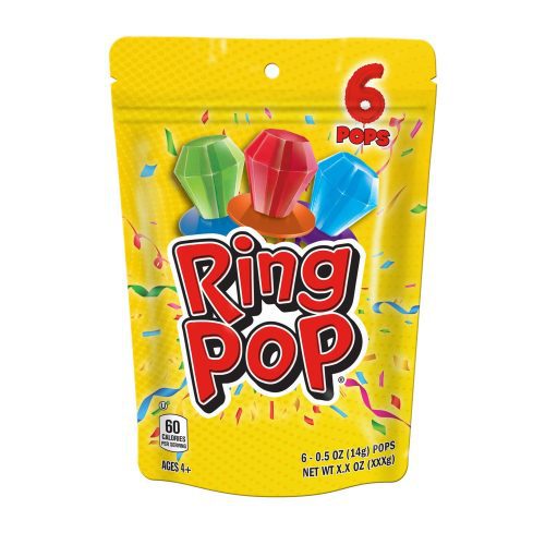 Ring Pop Candy Ring Pop Original 6 Pops 