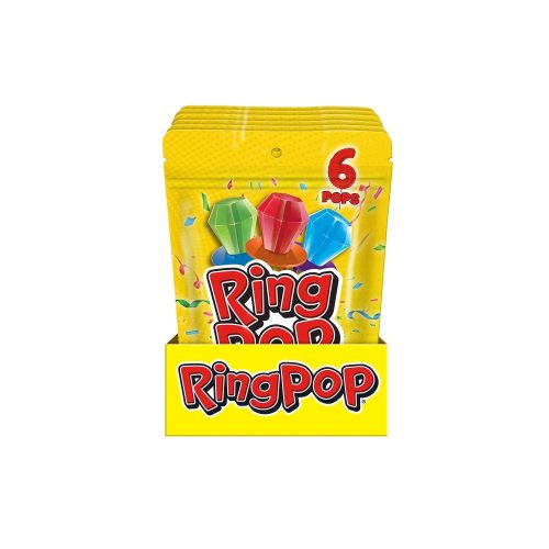 Ring Pop Candy Ring Pop Original 6 Pops-6 Count