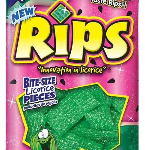 Rips Bite-Size Licorice The Foreign Candy Watermelon 4 Ounce