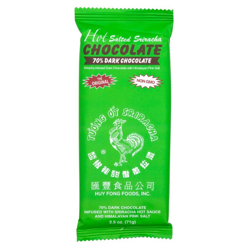 Rock Da Rooster Chocolate Bars Meltable Rock Da Rooster 70% Dark Chocolate 2.5 Ounce