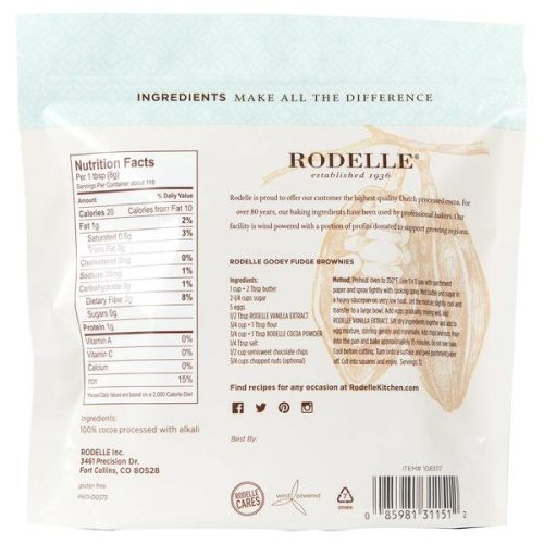 rodelle gourmet baking cocoa rodelle 703530