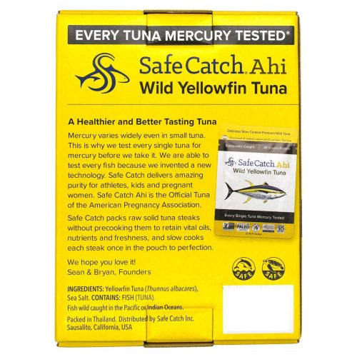 safe catch ahi wild yellowfin tuna safe catch 118345