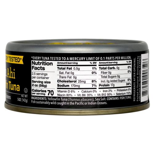 safe catch ahi wild yellowfin tuna safe catch 296855