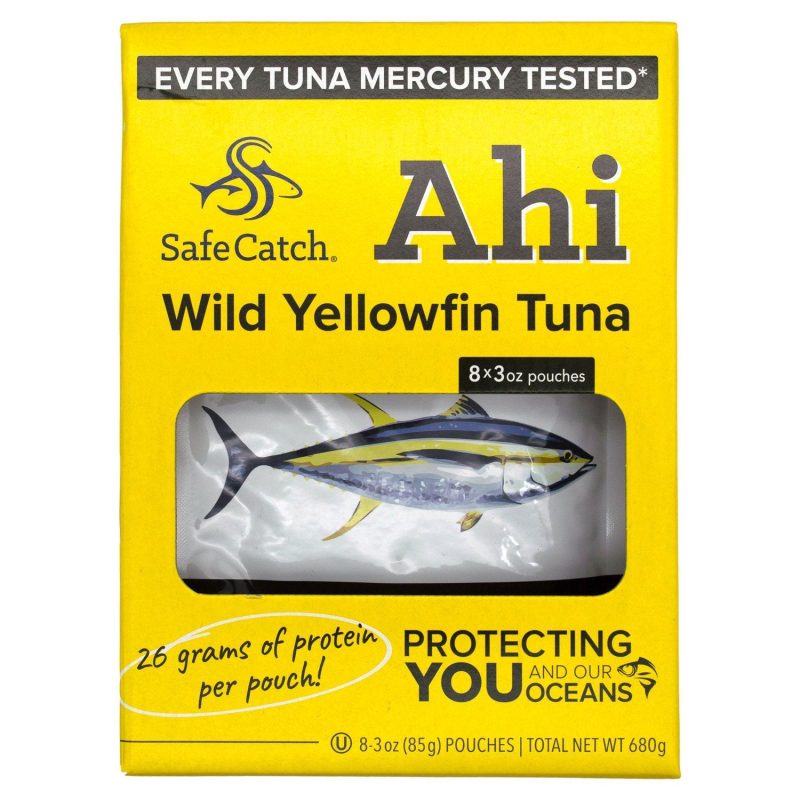 Safe Catch Ahi Wild Yellowfin Tuna Safe Catch 3 Oz-8 Count