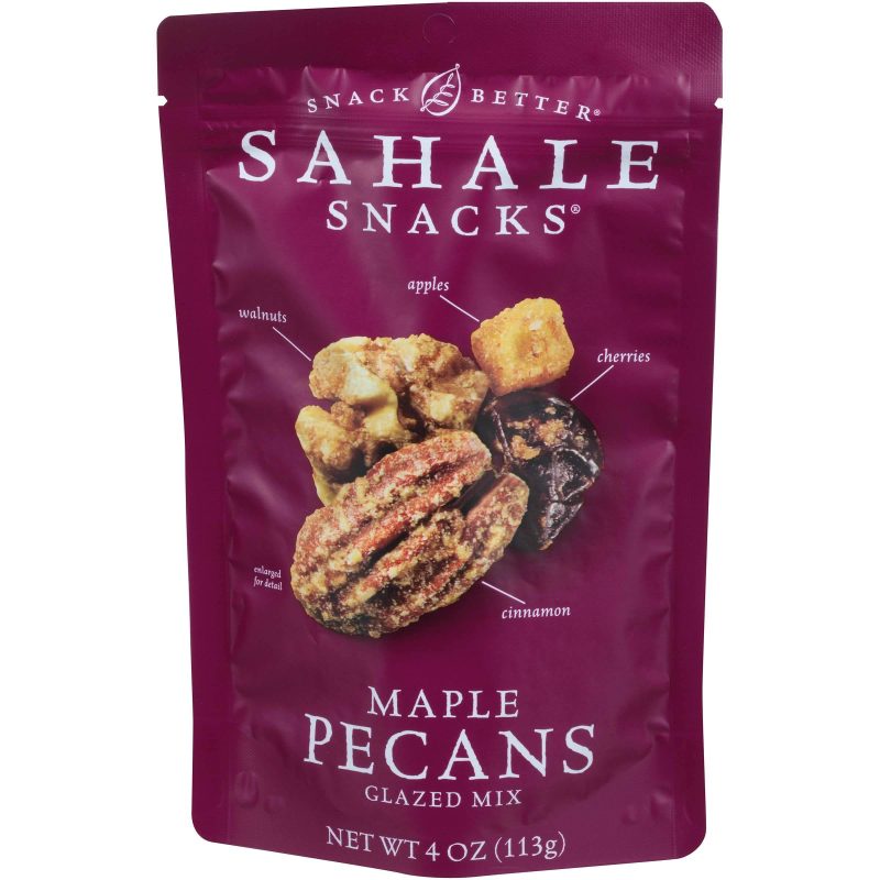 Sahale Snacks Glazed Mixes Sahale Snacks Maple Pecans 4 Ounce