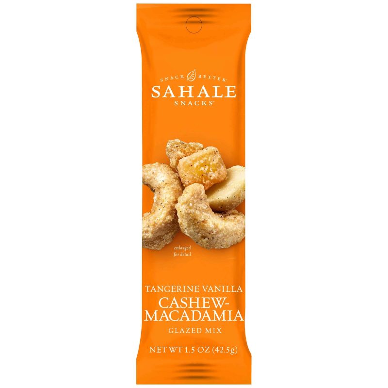 Sahale Snacks Glazed Mixes Sahale Snacks Tangerine Vanilla Cashew-Macadamia 1.5 Ounce