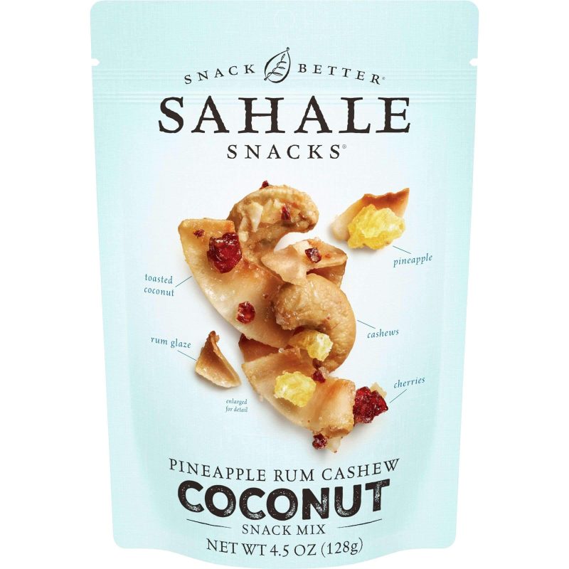 Sahale Snacks Snack Mixes Sahale Snacks Pineapple Rum Cashew Coconut 4.5 Ounce