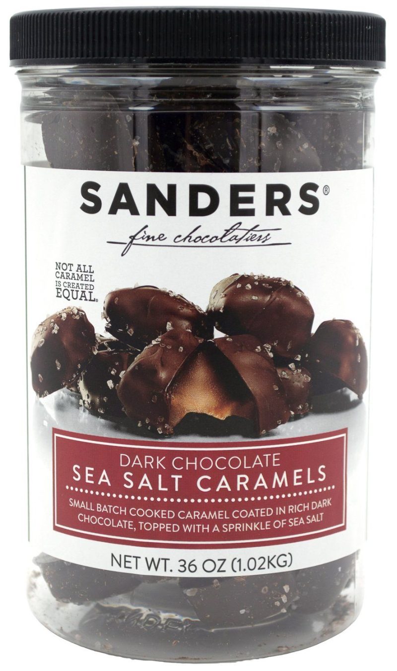 Sanders Sea Salt Caramels Sanders Dark Chocolate 36 Ounce