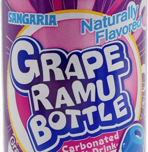 Sangaria Ramuné, Premium Carbonated Soft Drink Sangaria Grape 16.2 Fl Oz 