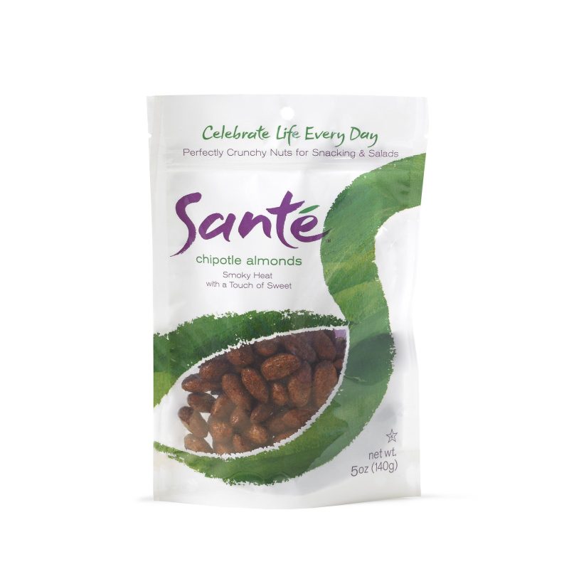 Santé Gourmet Flavored Almonds Santé Chipotle Almonds 5 Ounce