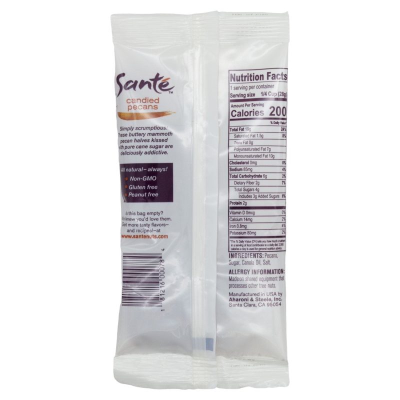 sante gourmet flavored pecans sante 570617