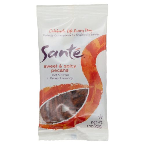 Santé Gourmet Flavored Pecans Santé Sweet Spicy Pecans 1 Ounce 