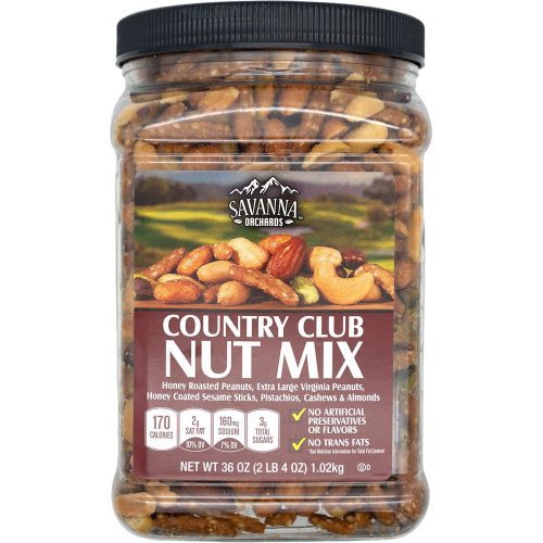 Savanna Orchards Country Club Nut Mix Savanna Orchards 36 Ounce 