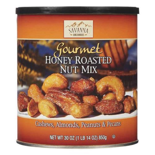 Savanna Orchards Gourmet Nut Mix Savanna Orchards Honey Roasted 30 Ounce