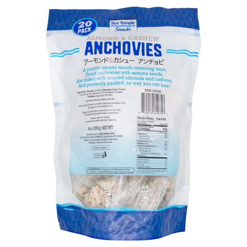 sea temple snacks almond cashew anchovies sea temple 631112