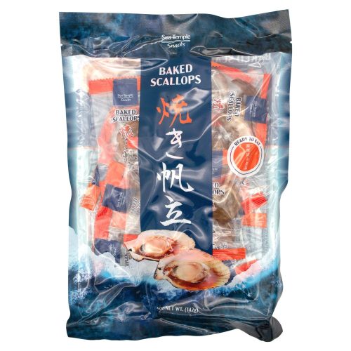 Sea Temple Snacks Baked Scallops Sea Temple Original 5 Ounce 