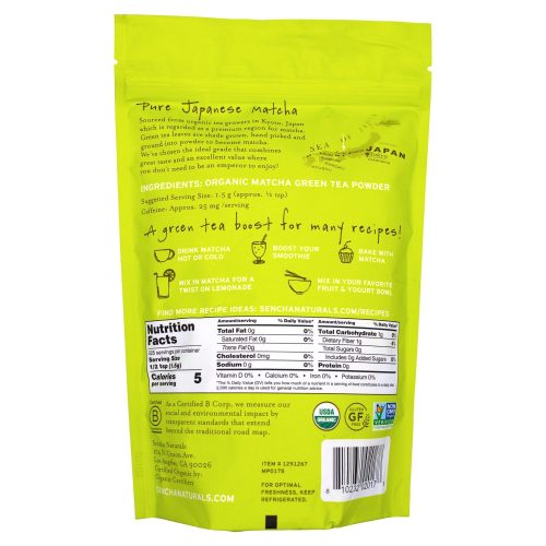 sencha naturals matcha powder sencha naturals 255733