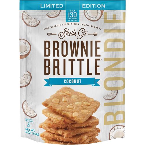 Sheila G's Brownie Brittle Meltable Sheila G's Coconut Blondie 4 Ounce 