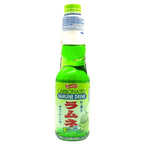 Shirakiku Ramuné, Premium Carbonated Soft Drink Shirakiku Melon 6.76 Fl Oz 