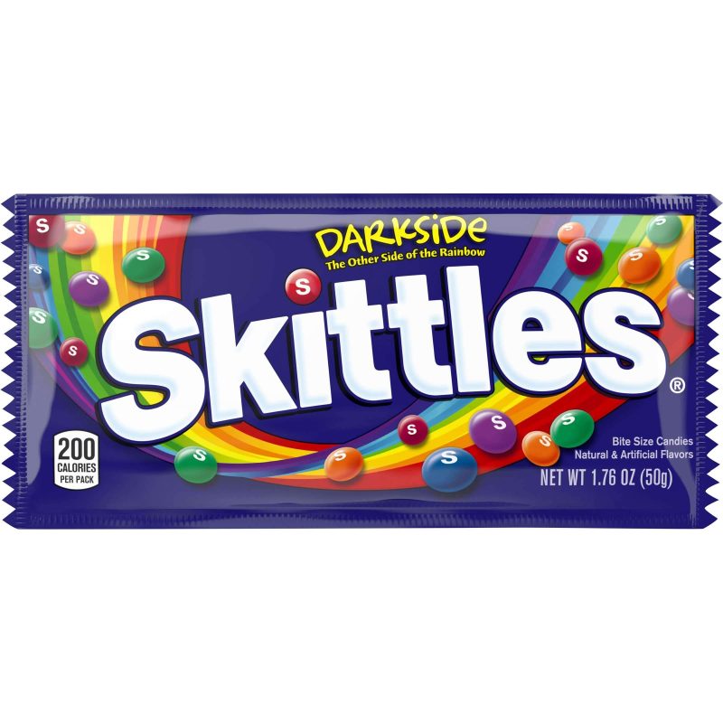 Skittles Candy Skittles Darkside 1.76 Ounce