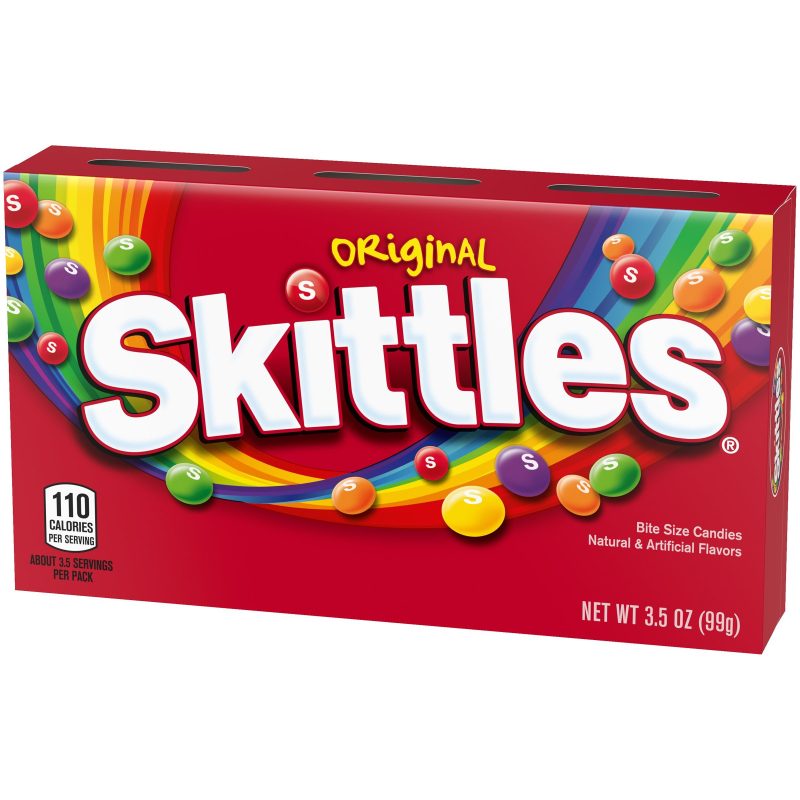 Skittles Candy Skittles Original 3.5 Ounce Theater