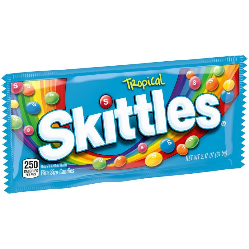 Skittles Candy Skittles Tropical 2.17 Ounce