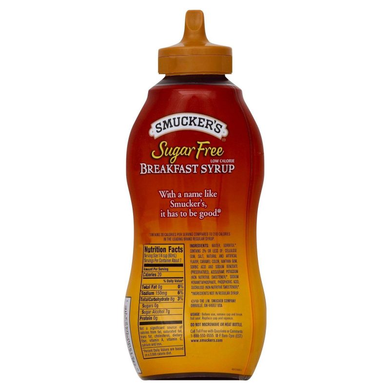 smuckers sugar free breakfast syrup smuckers 715618