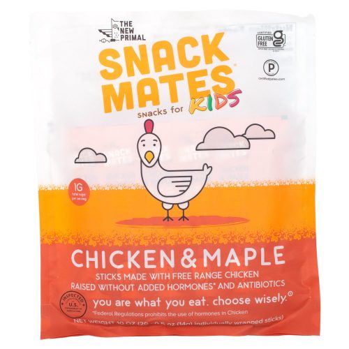 Snack Mates Snack for Kids Snack Mates Chicken & Maple 0.5 Oz-20 Count