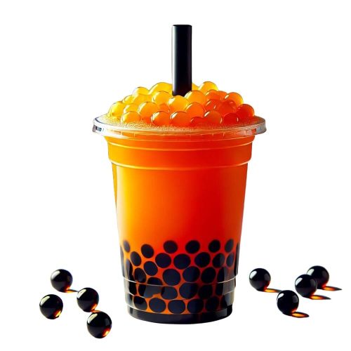 snackathon instant boba bubble pearl milk tea kit with authentic brown sugar tapioca boba ready in under one minute straws included snackathon 980959