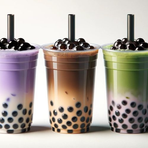 snackathon instant bubble pearl variety milk fruity tea kit with authentic brown sugar caramel tapioca ready in under one minute straws included gift box snackathon 493350