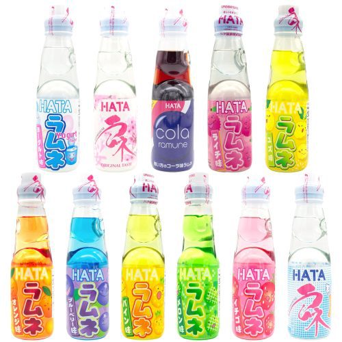 snackathon ramune japanese soda variety pack 11 flavors 676 ounce 11 bottles snackathon 440605