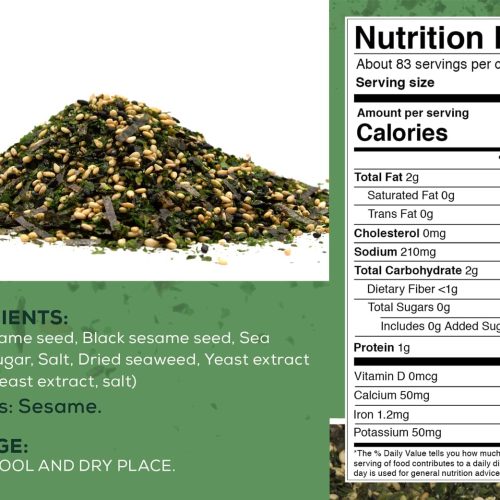 snackathon rice seasoning furikake snackathon 520369