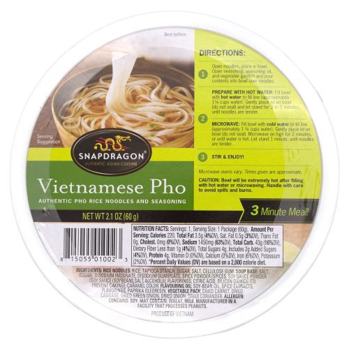 Snapdragon Vietnamese Pho Bowl Snapdragon Original 2.1 Ounce