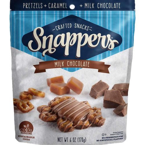 Snappers Chocolate Pretzels Meltable Snappers Milk Chocolate 6 Ounce 