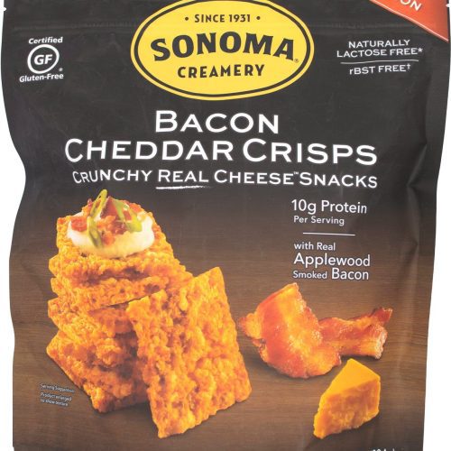 Sonoma Creamery® Cheese Crisps Sonoma Creamery Bacon Cheddar 10 Ounce