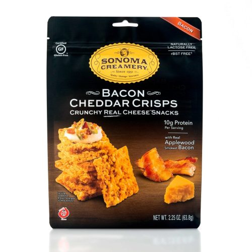 Sonoma Creamery® Cheese Crisps Sonoma Creamery Bacon Cheddar 2.25 Ounce