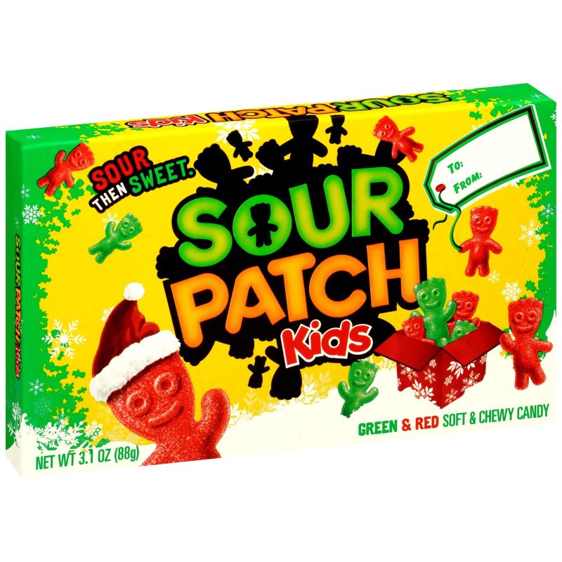 Sour Patch Kids Candy Sour Patch Kids Christmas 3.1 Ounce