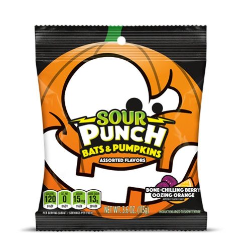 Sour Punch Candies Sour Punch Bats & Pumpkins 3.5 Ounce 