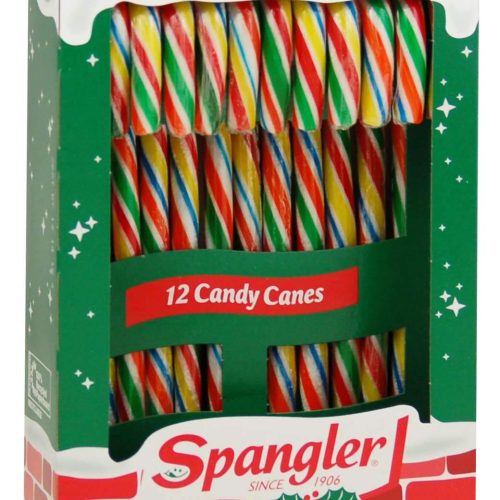 Spangler Candy Canes Spangler Cherry 12 Ct-5.3 Ounce 